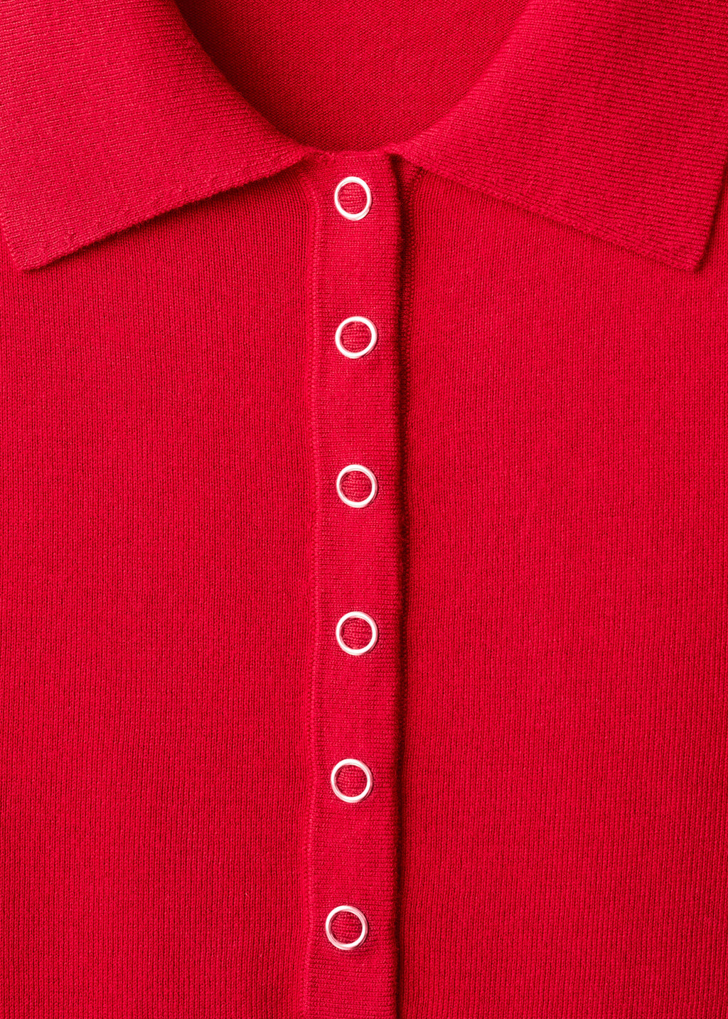 Long Sleeved Polo Neck Sweater