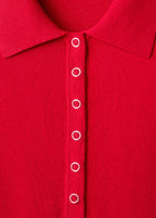 Long Sleeved Polo Neck Sweater