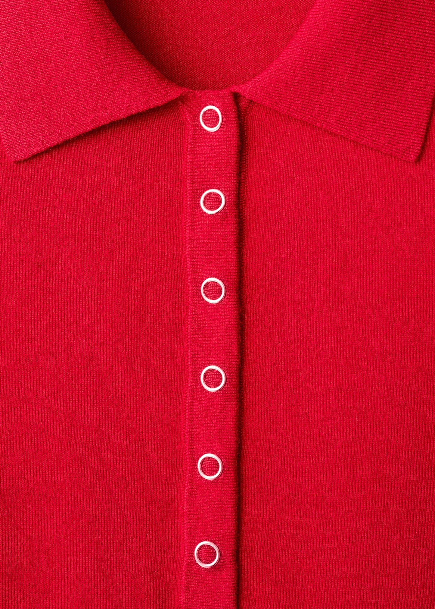 Long Sleeved Polo Neck Sweater