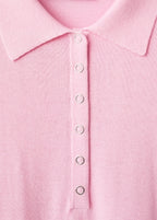 Long Sleeved Polo Neck Sweater