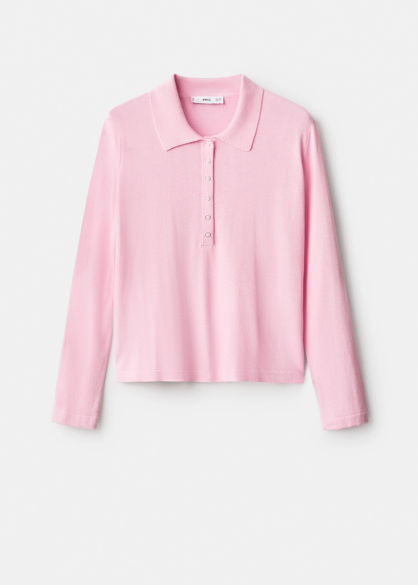 Long Sleeved Polo Neck Sweater