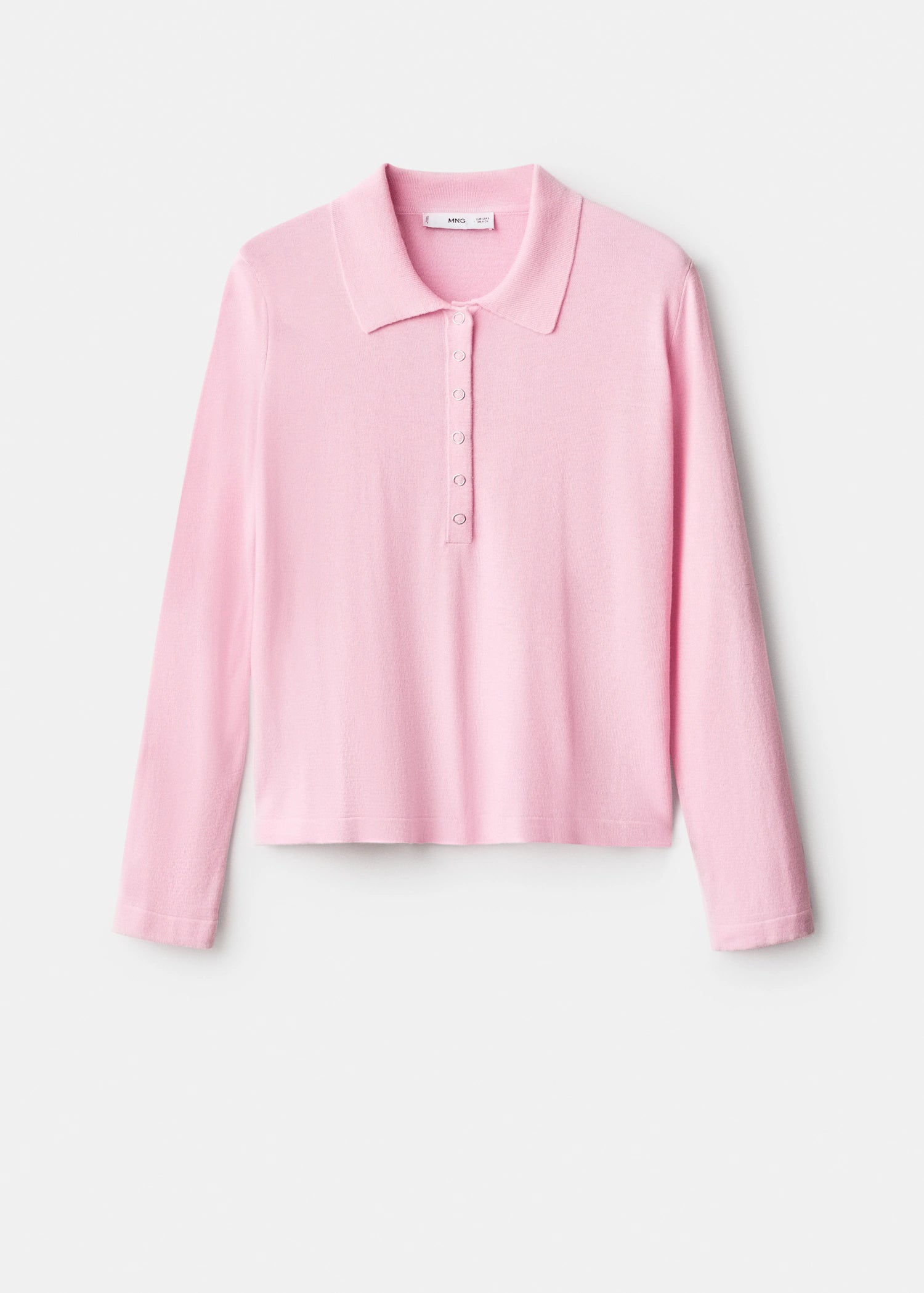 Long Sleeved Polo Neck Sweater