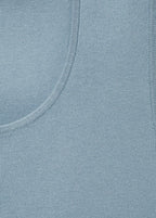 Low Cut Knitted Crop Top