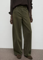 Low Rise Barrel Jeans