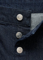 Low Rise Straight Leg Jeans With Buttons