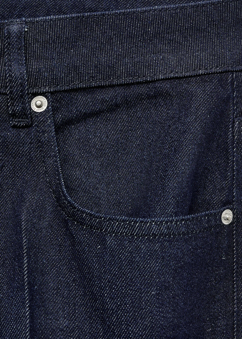 Low Rise Straight Leg Jeans With Buttons