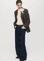 Low Rise Wide Leg Jeans