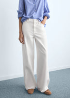 Low Rise Wide Leg Jeans