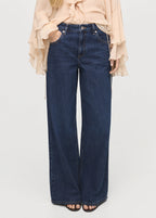 Low Rise Wide Leg Jeans