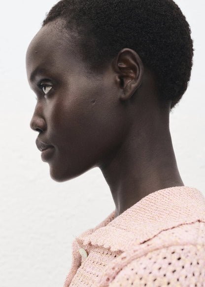 Lurex Crochet Sweater