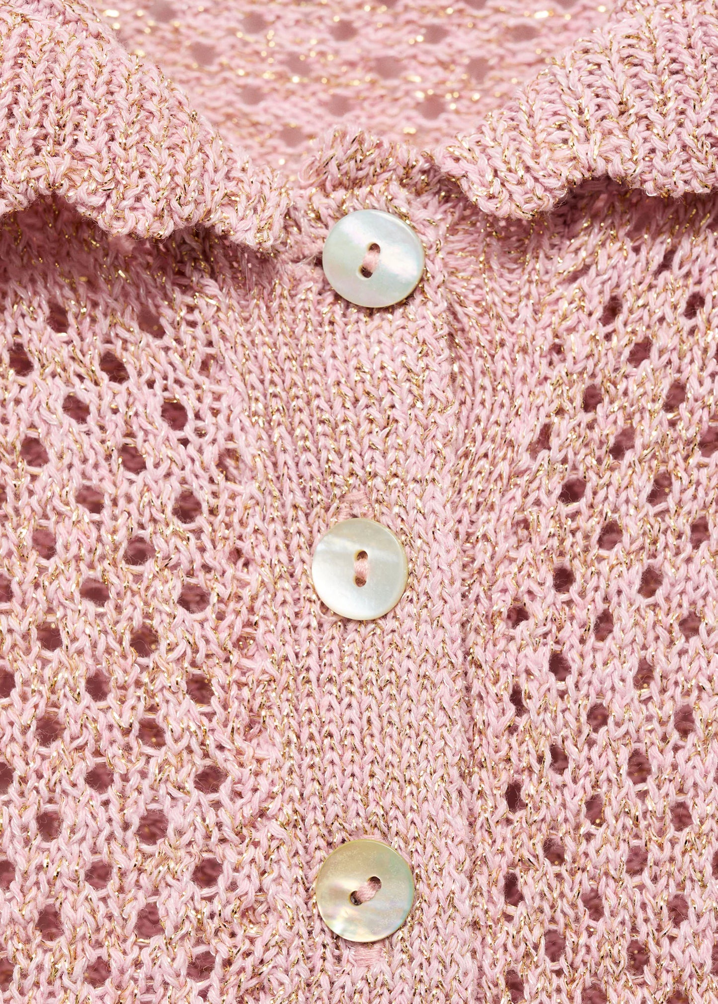 Lurex Crochet Sweater