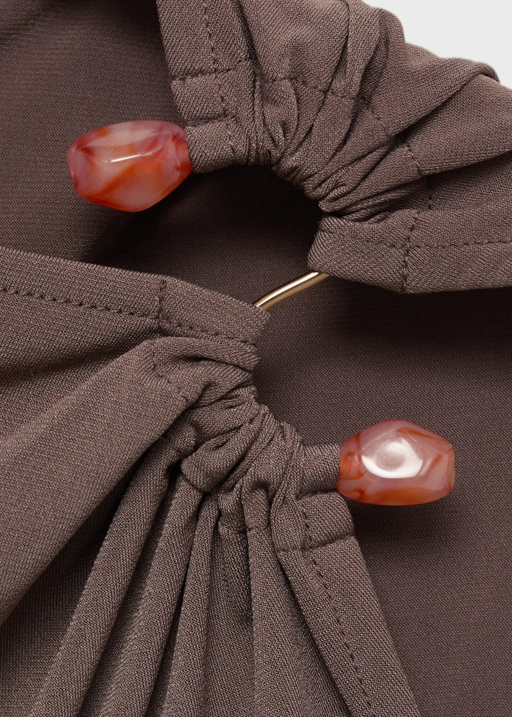 Lurex Knitted Top With Crossed Back