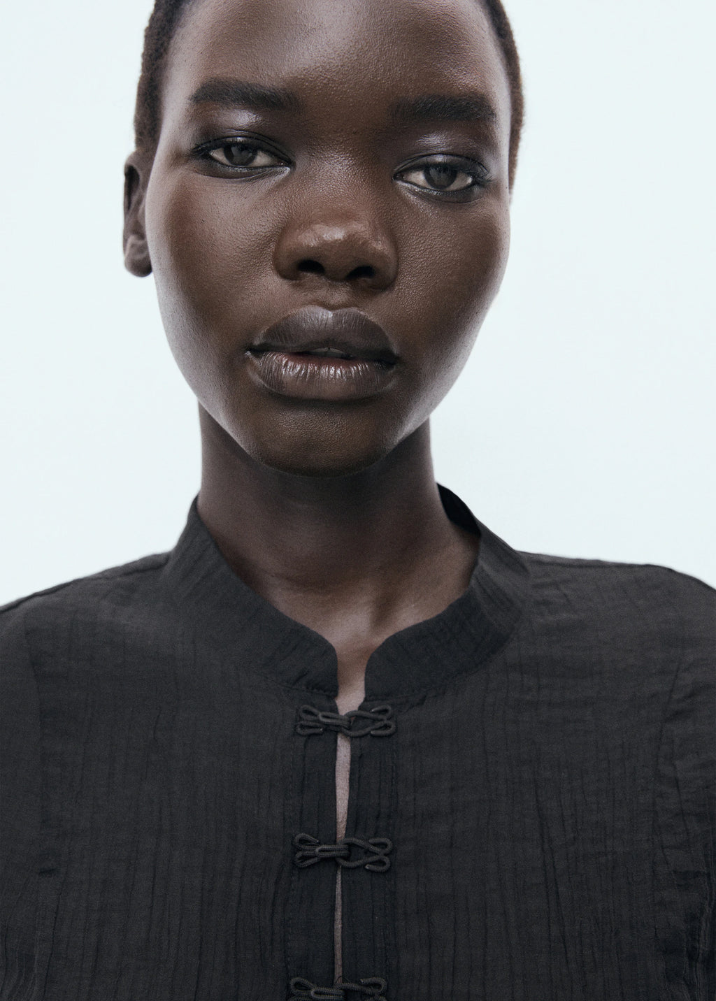 Lyocell Blouse With Toggles