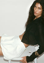 Lyocell Blouse With Toggles