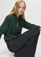 Lyocell Shirt With Hidden Buttons