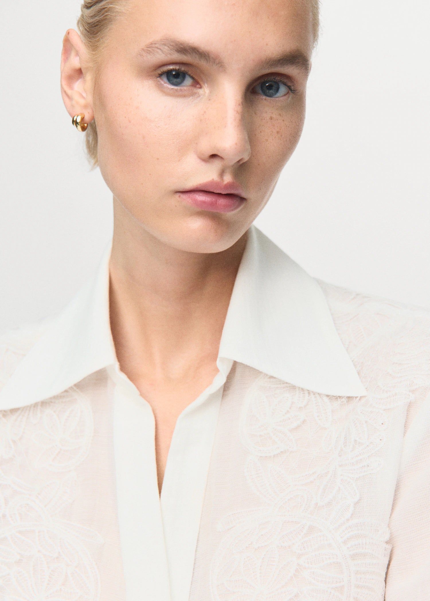 Lyocell Shirt With Patches