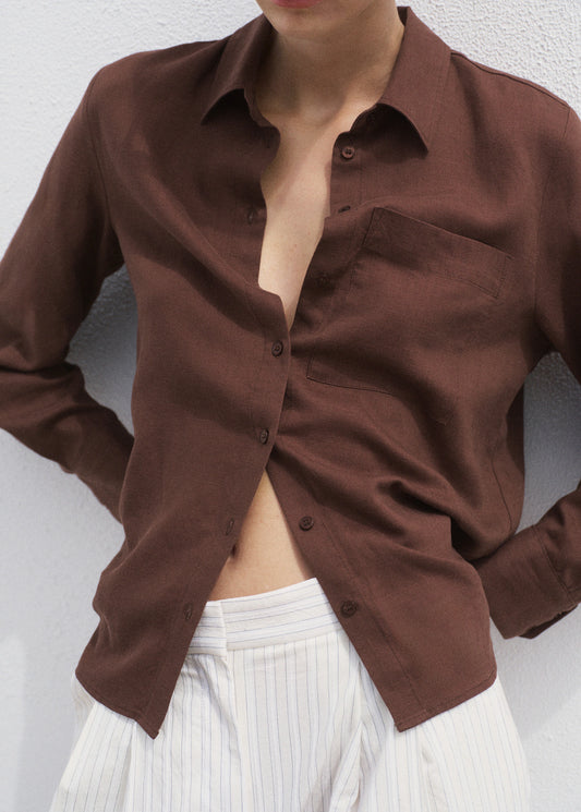 Lyocell Shirt With Pocket