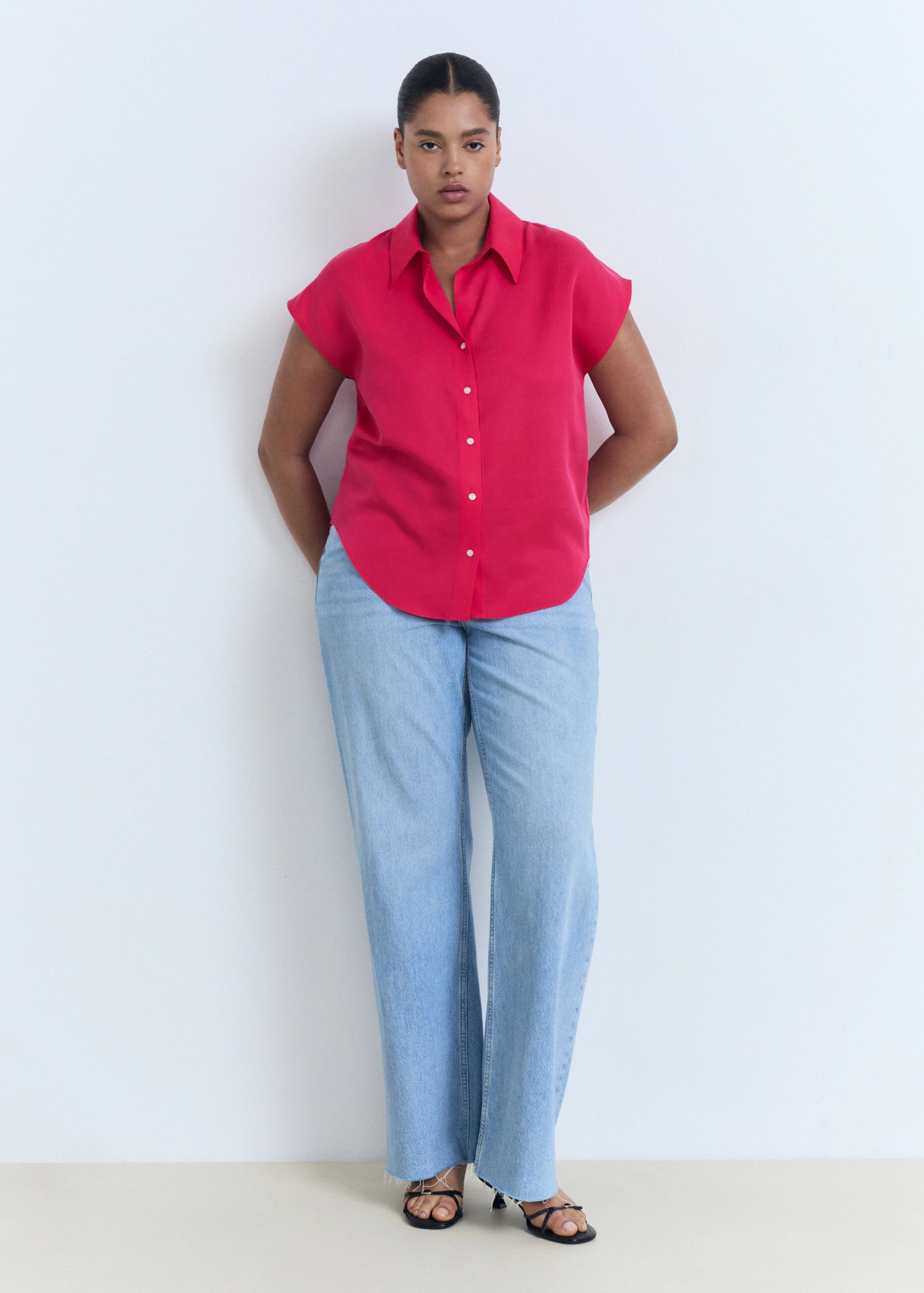 Lyocell Sleeveless Shirt