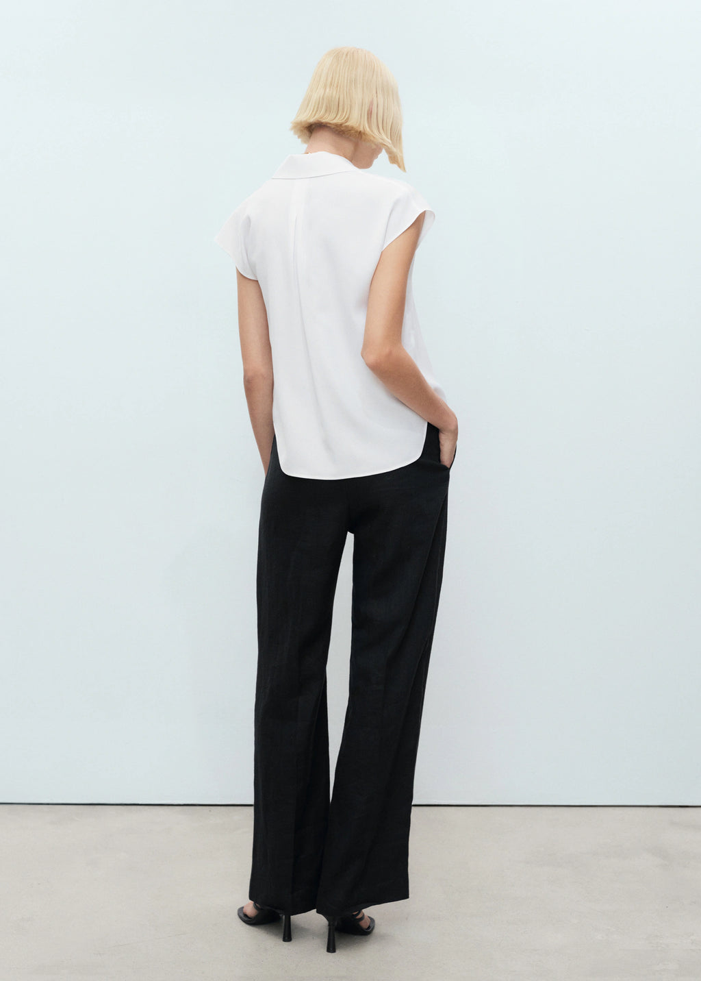 Lyocell Sleeveless Shirt