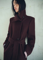 Manteco Wool Coat With Belt