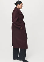 Manteco Wool Coat With Belt
