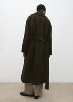 Manteco Wool Coat With Belt