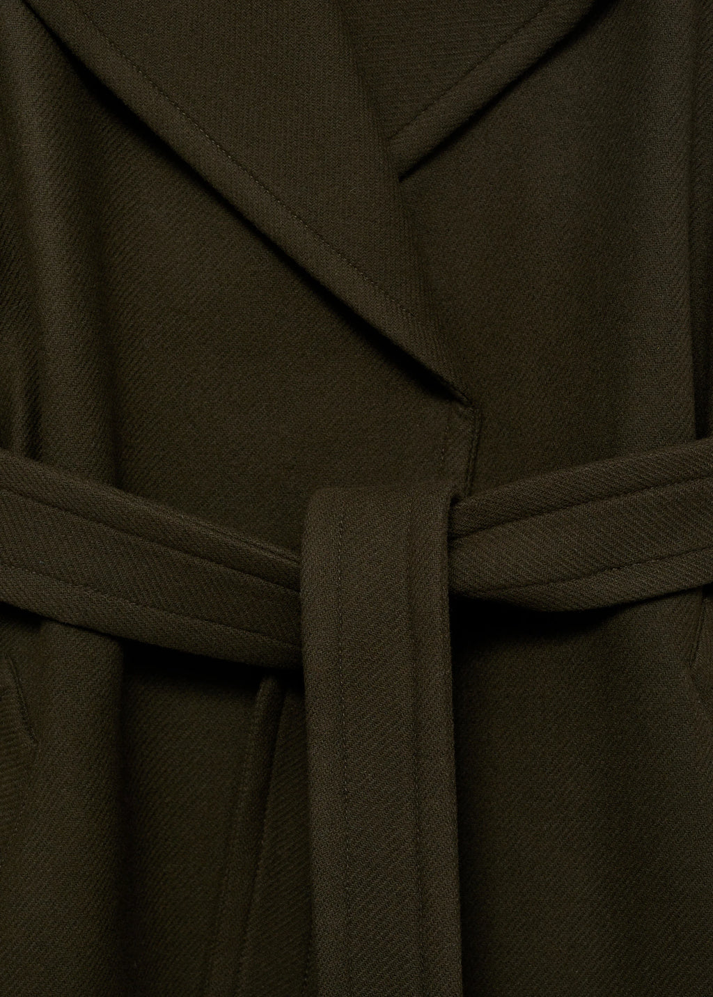 Manteco Wool Coat With Belt