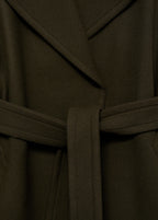 Manteco Wool Coat With Belt
