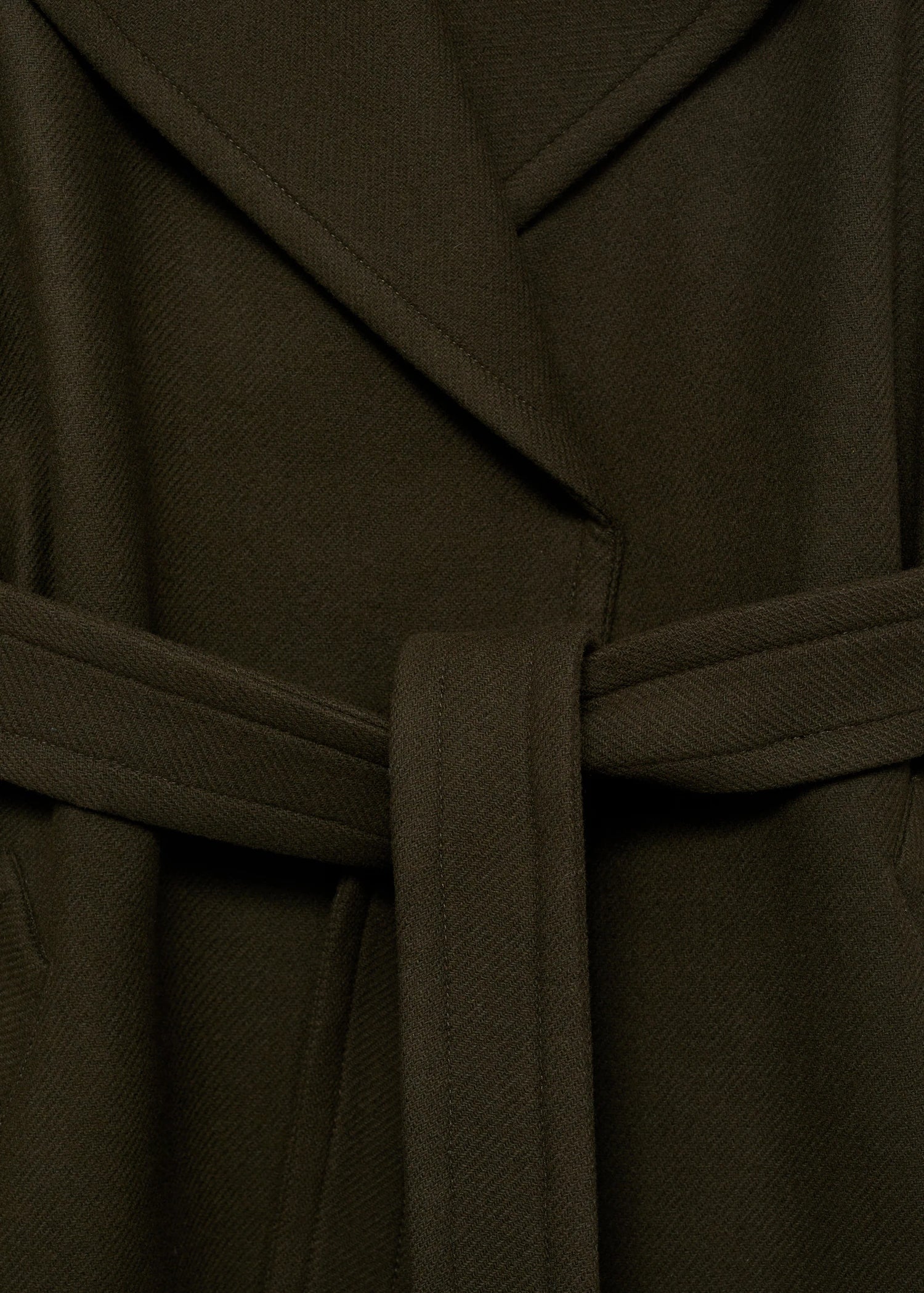 Manteco Wool Coat With Belt