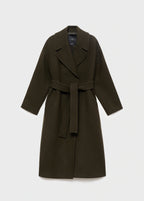 Manteco Wool Coat With Belt