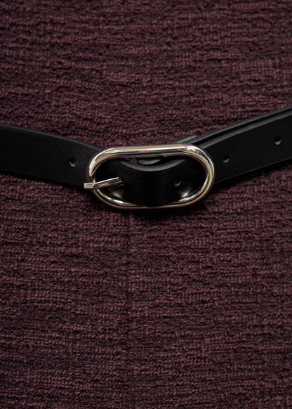 Marl Jumpsuit With Belt