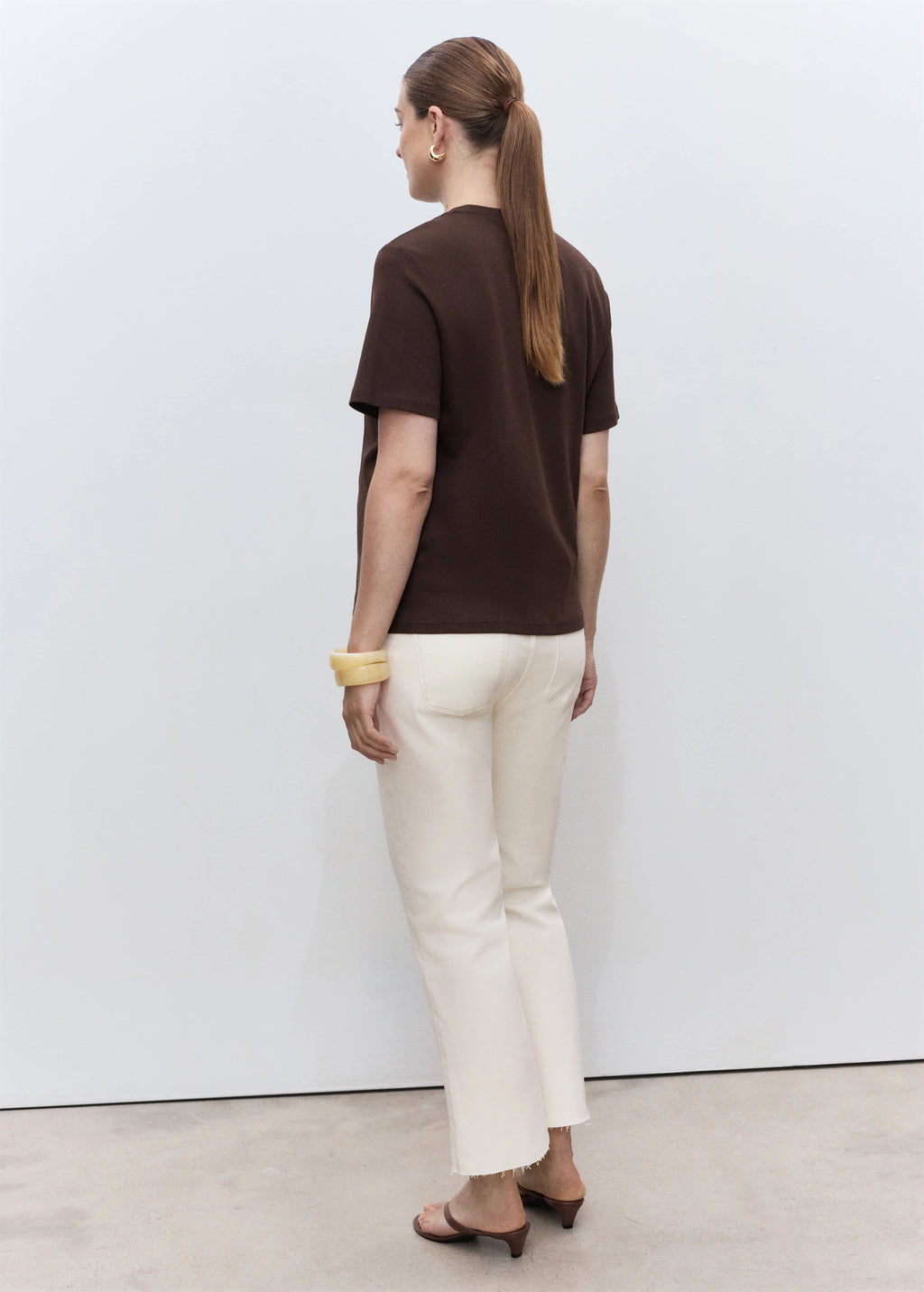 Maternity Flared Cropped Jeans