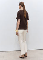 Maternity Flared Cropped Jeans