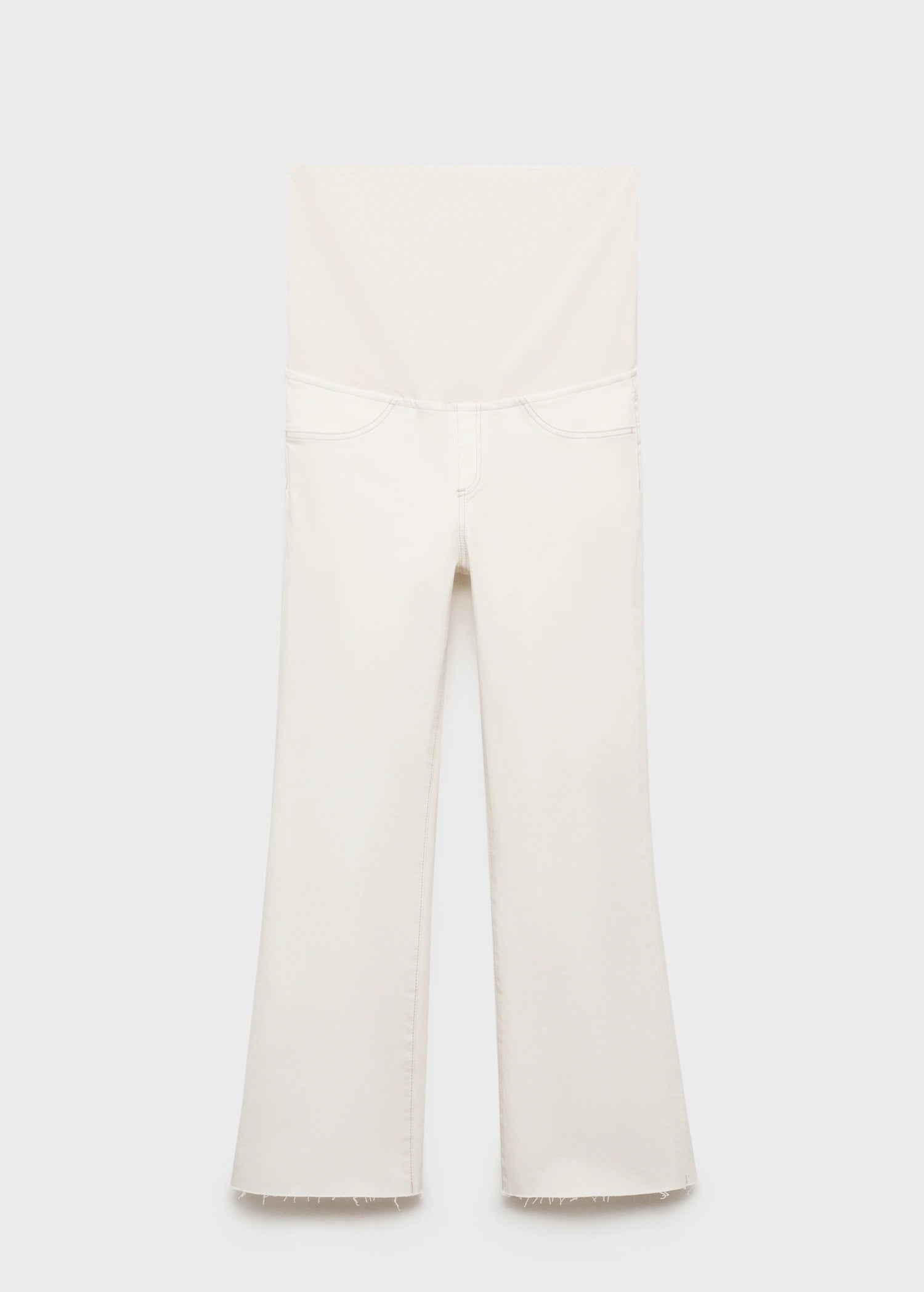 Maternity Flared Cropped Jeans