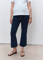 Maternity Flared Cropped Jeans