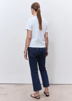 Maternity Flared Cropped Jeans