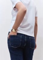 Maternity Flared Cropped Jeans