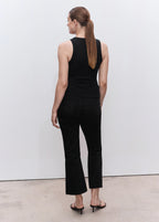 Maternity Flared Cropped Jeans