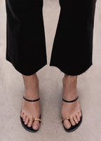 Maternity Flared Cropped Jeans