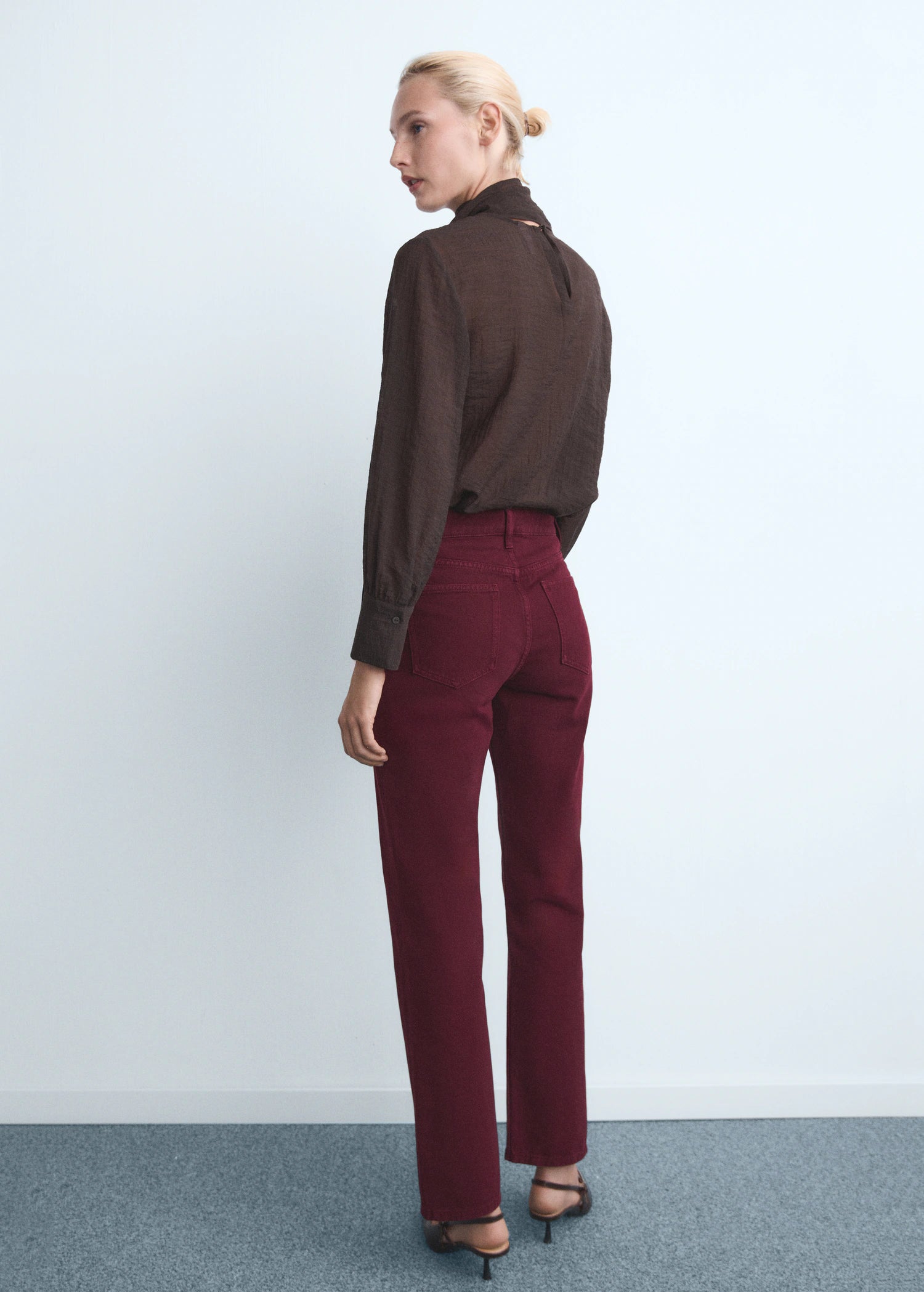 Matilda Medium Rise Straight Fit Jeans