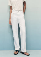 Matilda Medium Rise Straight Fit Jeans