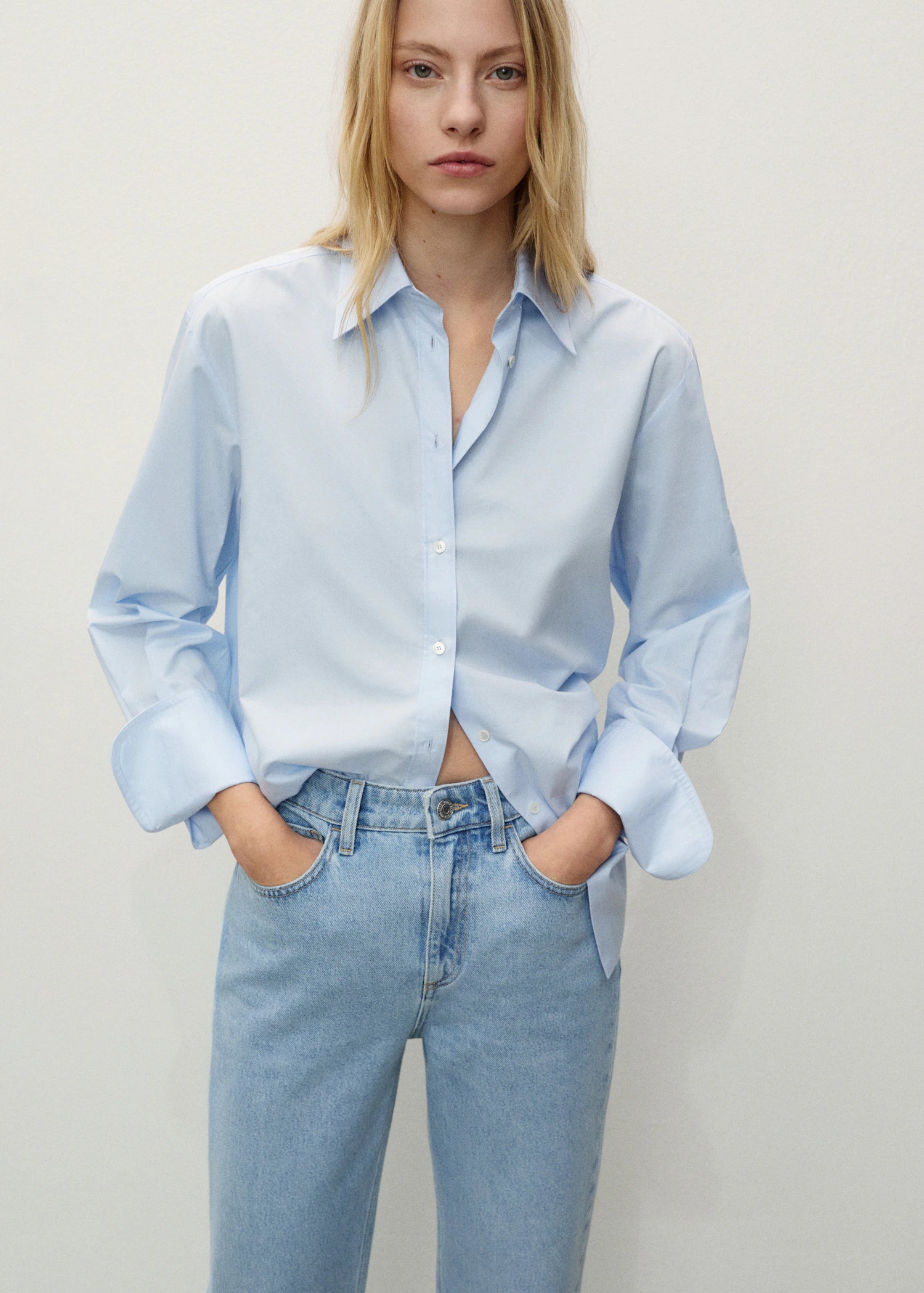 Matilda Medium Rise Straight Fit Jeans