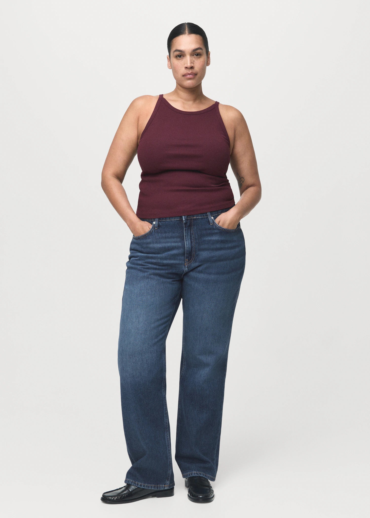 Matilda Medium Rise Straight Fit Jeans
