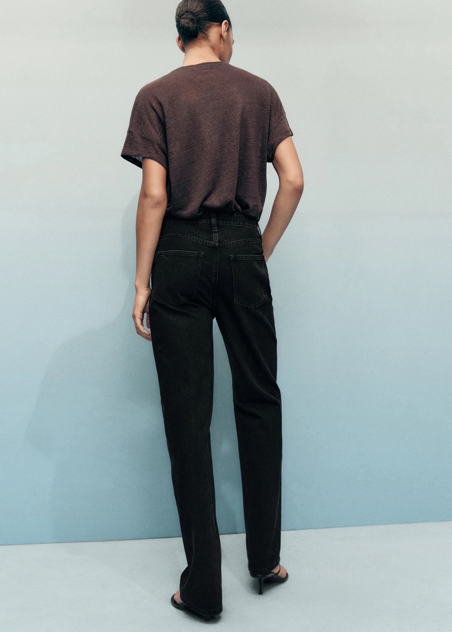 Matilda Medium Rise Straight Fit Jeans