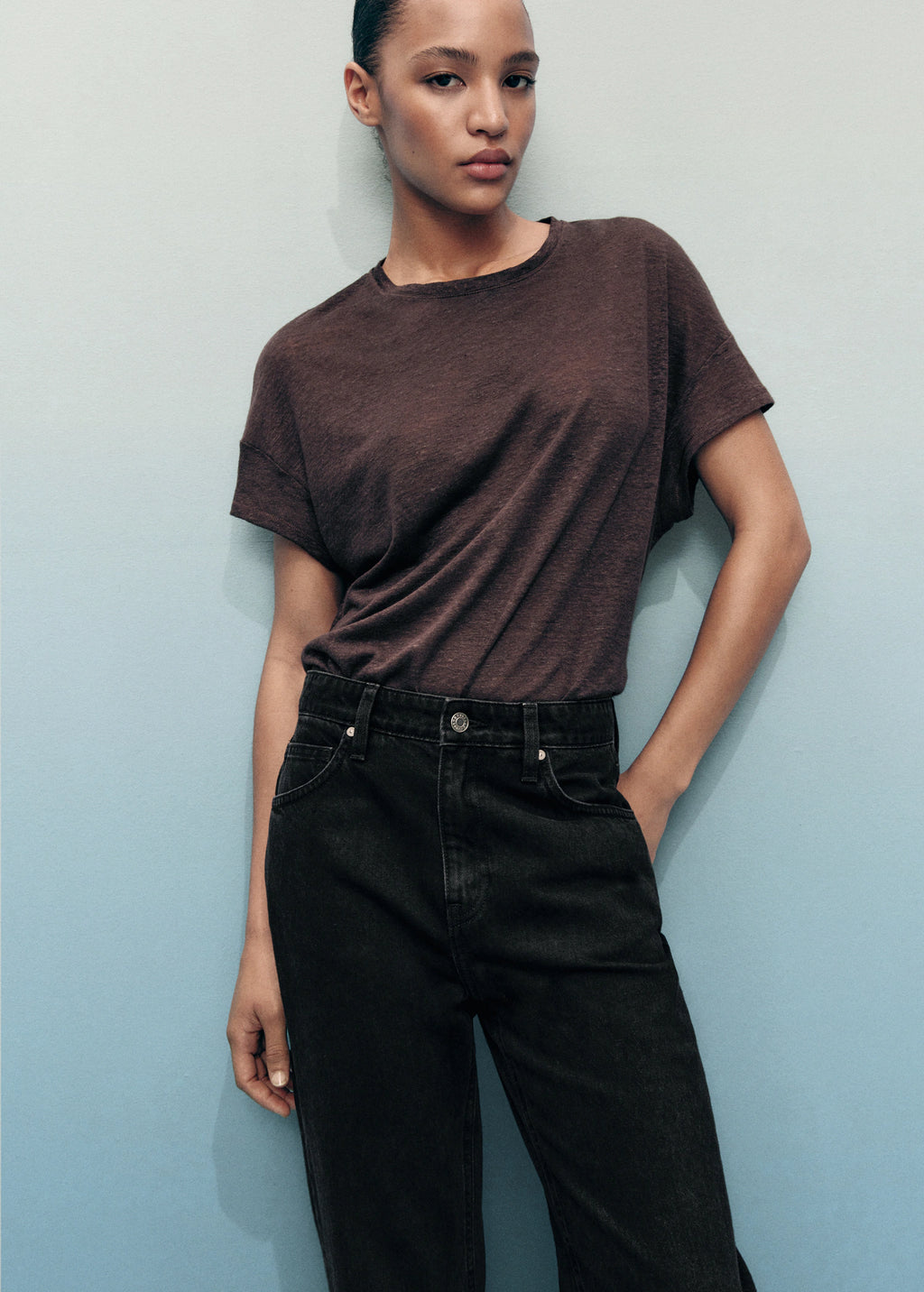 Matilda Medium Rise Straight Fit Jeans