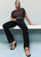 Matilda Medium Rise Straight Fit Jeans