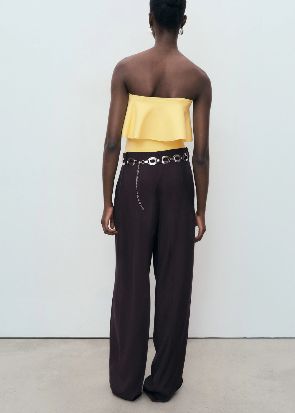 Maxi Ruffle Strapless Top