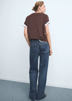 Miami Medium Rise Straight Fit Jeans