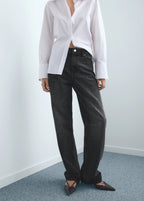 Miami Medium Rise Straight Fit Jeans