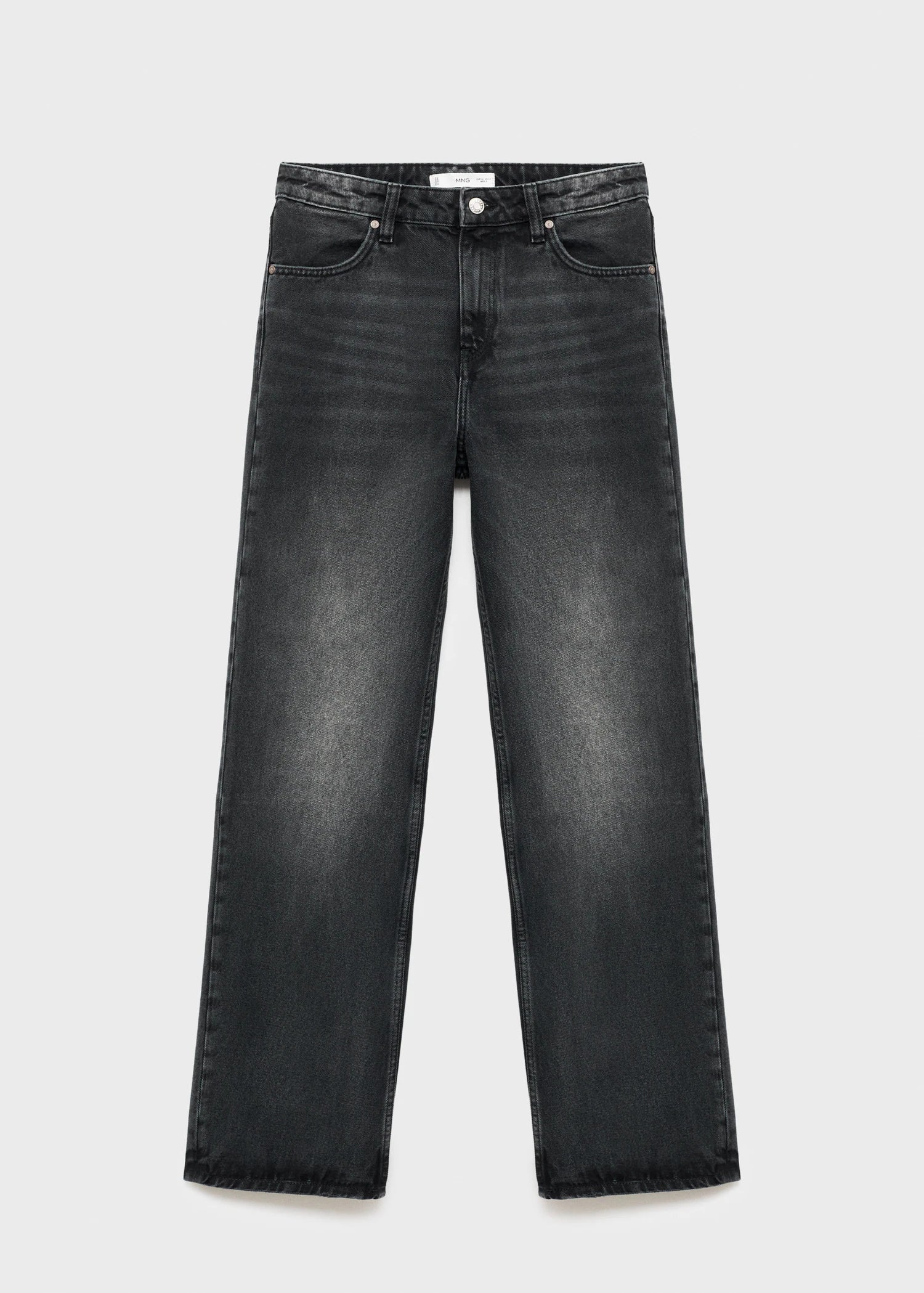 Miami Medium Rise Straight Fit Jeans